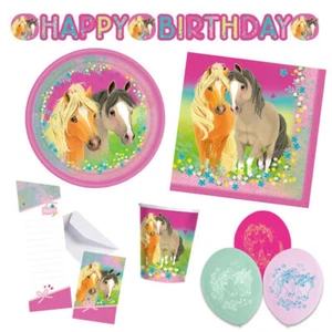 Pony Pferde Kindergeburtstag Partyzubehör Dekoration Tischgeschirr - Bild 1 von 11