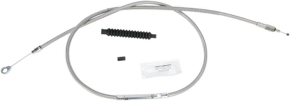 Cable de embrague de alta eficiencia de acero inoxidable Barnett + 6 pulgadas Harley FXDL 102-30-10032-06 Foto 1 de 1