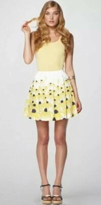 Falda Lilly Pulitzer Erin Clásica Blanca Todo Verano Larga Estampado Floral Talla 8 (ZB) Foto 1 de 4