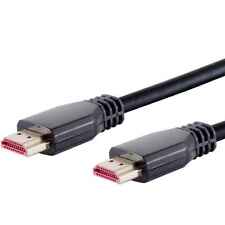 8K HDMI Anschluß kabel Ultra HDMI 2.1 schwarz 0,5m - 3m vergoldet bis 48 Gbit/s