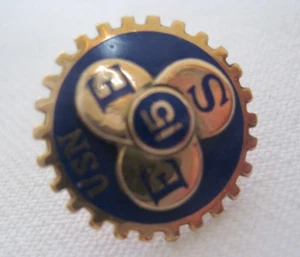 Vintage US Department of Navy Lapel Pin 10k Gold - Picture 1 of 8