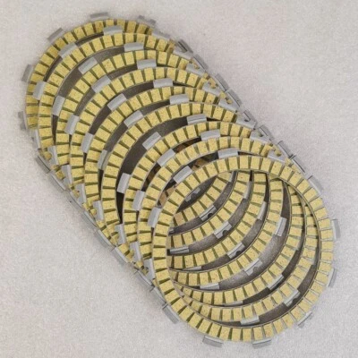 Clutch Friction Plates Kit For Kawasaki Z750 ZR750 Z750S 04-06 Z800 ZR800 13-16 Foto 1 de 2