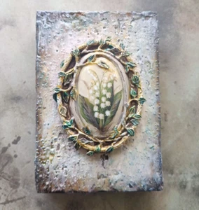 Blocco Memoria Wall Art Casa Interior Design Giglio della Valle 6x4 in - Foto 1 di 18