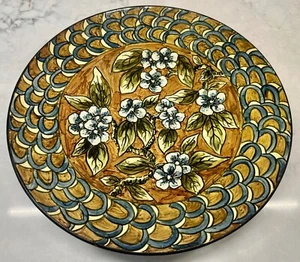 Signed Doulton Lambeth Hand Painted Charger / Plate Circa 1870 - Picture 1 of 3
