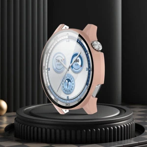 PC Case Tempered Glass Screen Protector for Huawei Watch GT5 46mm ( Pink) - Zdjęcie 1 z 8