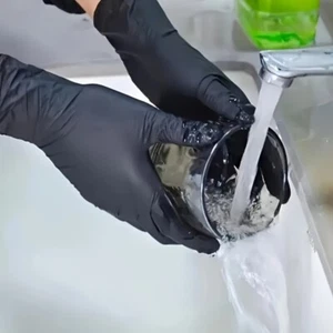 Disposable Nitrile Gloves Housework Cleaning Car Industry Gardening Cooking Tool - Afbeelding 1 van 12