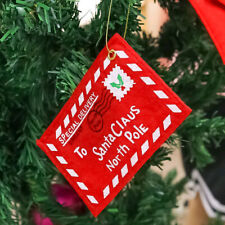 Lettre de Noël Père Noël enveloppes brodées sacs-cadeaux ornement arbre de Noël