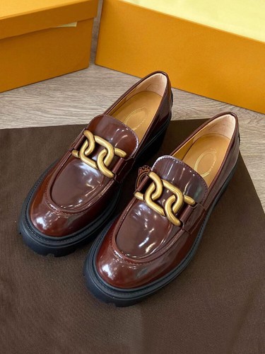 TOD’S Scarpe mocassini donna Tod's in pelle punta tonda suola spessa