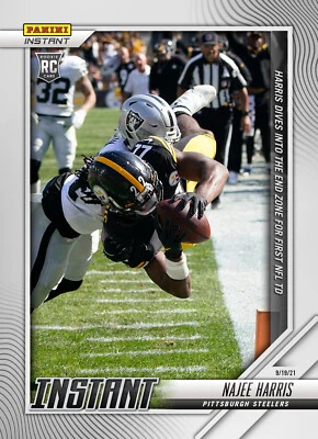 2021 PANINI INSTANT NFL #22 NAJEE HARRIS - SCORES FIRST NFL TD - Image 1 of 2