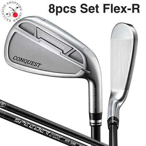 MAJESTY Conquest Iron Golf Clubs 8pcs Set #6-SW Flex R Speeder NX HV340 Shaft JP - Picture 1 of 7