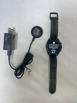 Samsung Galaxy Watch 3 8A60 45mm Black Smartwatch LTE GPS - Image 1 of 4