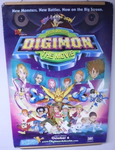 Nice Used Digimon: The Movie 2000 Double Sided Original Movie Poster 27x40" USA - Picture 1 of 10