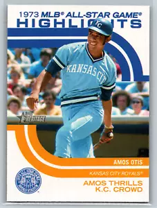 2022 Topps Heritage #ASGH-8 Ron Santo 1973 MLB All-Star Game Highlights - Picture 1 of 2