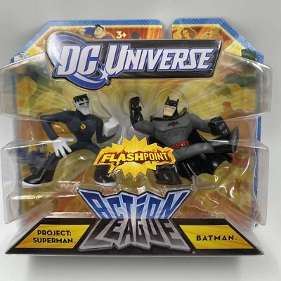 DC Universe Action League FLASHPOINT SUPERMAN & BATMAN 2" Liga de la Justicia Acción Foto 1 de 4