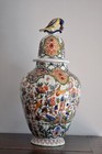 Vase - Pot Couvert - Faience De Delft - Circa 1850