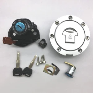 Ignition Switch Fuel Gas Cap Seat Lock For Honda CBR1000RR 08-13 CBR600RR 07-14 - Picture 1 of 9