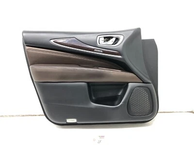 2018-2020 INFINITI QX60 LEFT DRIVER FRONT INTERIOR DOOR PANEL OEM JAVA - Image 1 of 4