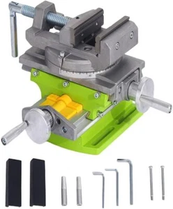3" Kreuzschlitten Bohrer Presse Schraubstock Horizontal Präzision Fräsen Bohrmaschine USA - Bild 1 von 8
