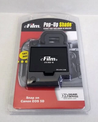 Delkin eFilm Standard Pop-Up Shade for Canon EOS 5D - New - Image 1 of 2