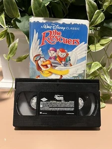 WALT DISNEY THE RESCUERS VHS CLAMSHELL BLACK DIAMOND CLASSICS  - Picture 1 of 3