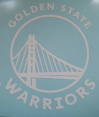 4.5" Golden State Warriors Vinyl Car Truck Windows Bumper Laptop Cornhole  Yeti - Image 1 of 2