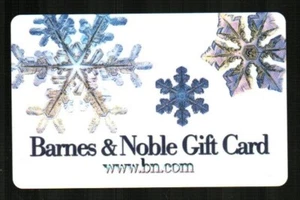 BARNES & NOBLE Snowflakes ( 2006 ) Textured Gift Card ( $0 ) - Picture 1 of 1