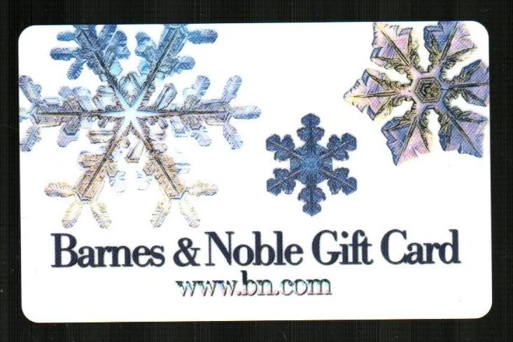 BARNES & NOBLE Snowflakes ( 2006 ) Textured Gift Card ( $0 ) - Image 1 of 1