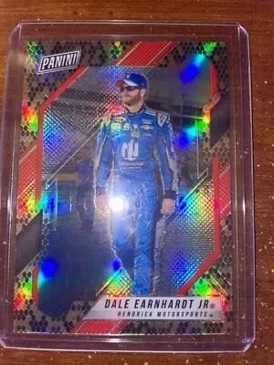 2022 Panini NATIONAL 2021 VIP Dale Earnhardt Jr. Gold Pack SNAKESKIN Prizm SSP - Image 1 of 4