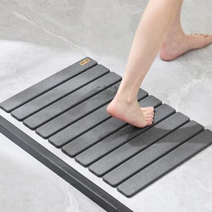 Alfombra de baño SoBuy Stein alfombra de ducha de diatomeas súper absorbente antideslizante SDA10-HG - Imagen 1 de 10