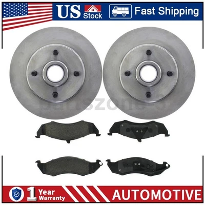 Front Brake Rotor Brake Pad 3PC for Ford Cougar 3.8L 1985 1986 1987 1988 Foto 1 de 4