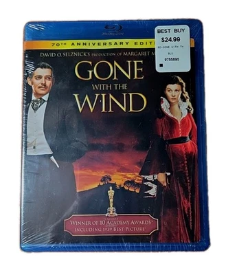 Gone With the Wind Blu-ray Clark Gable 70th Anniversary Edition New - Image 1 of 4