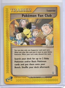 Pokemon Aquapolis Pokemon Fan Club #130/147 Uncommon Vintage E-Reader - Picture 1 of 2