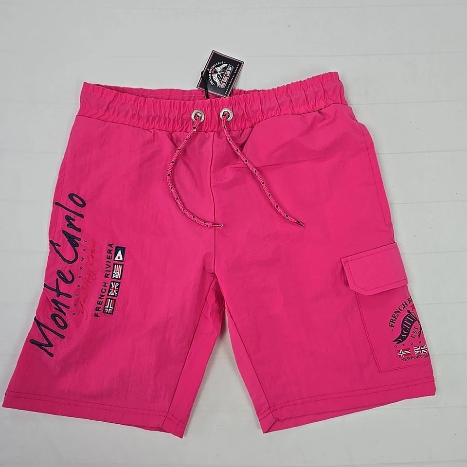 Geographical Norway Badeshorts Pink Herren Gr. S – Monte Carlo Yachting – Neu - Bild 1 von 4