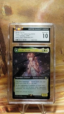 MTG Serah Farron /Crystallized Serah #506 Extended Art Foil FINAL FANTASY CGC 10 - Image 1 of 4