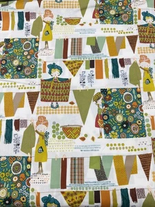 Tela de algodón Alexander Henry 2015 lavado bosque difícil de encontrar 1/2 yarda fuera de existencia - Imagen 1 de 4