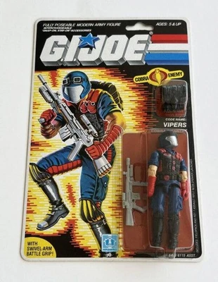 G.I. Joe ARAH Cobra Vipers v1 Serie 5 Sin usar, en caja sellado Hasbro 1986 variación temprana Foto 1 de 4