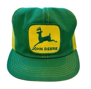 De Colección John Deere Tractores Malla Camionero Sombrero K Productos Hecho en EE. UU. Verde/Amarillo LEER - Imagen 1 de 16