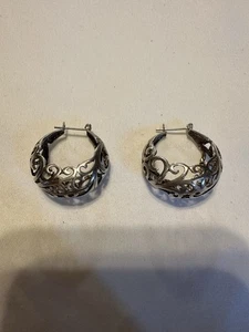 Carolyn Pollack Sterling Silver Earrings - Picture 1 of 3
