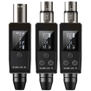Wireless Microphone System UHF wireless XLR transmitter and receiver for dyna... - Picture 1 of 8