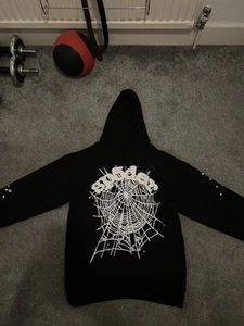 *BRAND NEW* Spider Worldwide “Black/White” Hoodie - Ready To Ship🚚💨 (Size M) - Picture 1 of 5