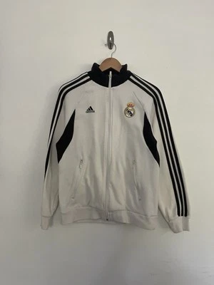 Chaqueta deportiva Adidas Real Madrid 2008 blanca negra M Foto 1 de 4