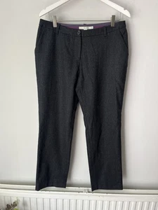 Pantalón Formal Boden Gris Carbón 98% Lana UK12 - Imagen 1 de 8