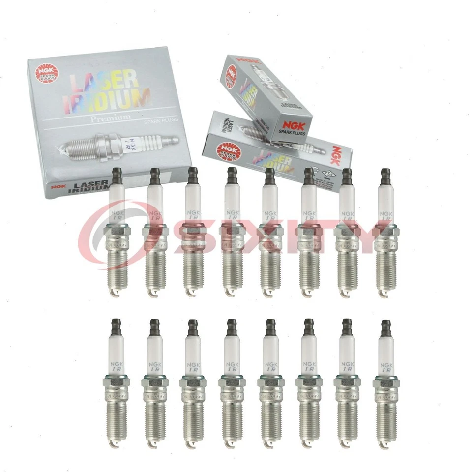 16 bujías láser de iridio NGK para Ford F-250 Super Duty 2011-2017 año de construcción Foto 1 de 4