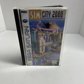 SimCity 2000 (Sega Saturn) Complete - Tested - Authentic