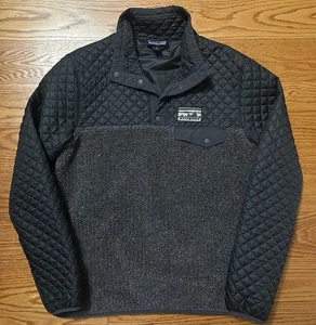 ¡NUEVO! Pullover para mujer Patagonia mezclado Snap-T Sherpa polar PrimaLoft logotipo retro S - Imagen 1 de 10