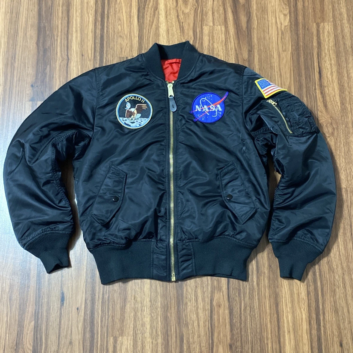 90s Alpha usa製 Ma-1 flight jacket navy M 90s Alpha usa製 Ma-1 flight jacket navy M Vintage 90s Alpha