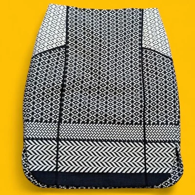J CREW Negro Blanco Jacquard Panelado Lápiz Falda Geométrico Oficina Lápiz 4E Foto 1 de 4