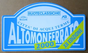 MAXI PVC-SCHILD "12^ XII EDITION ALTOMONFERRATO - CITTA' DI AQUI THERMEN" - 2000 - Bild 1 von 1