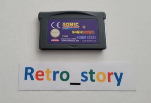 Nintendo Game Boy Advance GBA - Sonic Advance + Sonic Battle - PAL - EUR - Picture 1 of 4
