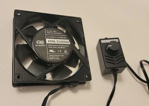 AC Infinity AXIAL S1225(D) MUFFIN 120V AC COOLING FAN w speed controller - Picture 1 of 1